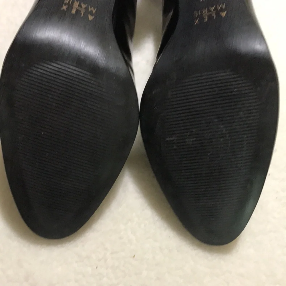 | EUC Alex Marie Black Patent Leather High Heel Shoes…9.5